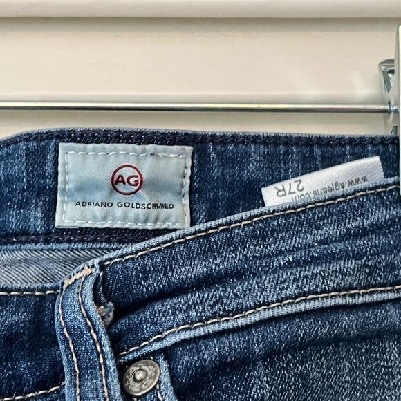 AG Adriano Goldschmied super skinny legging jean distressed 27 women - Picture 5 of 9